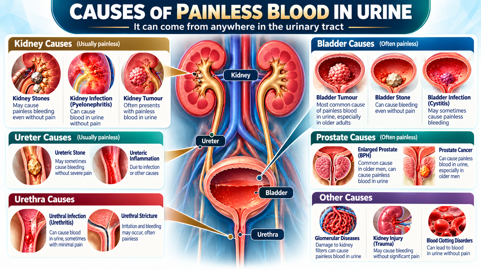 Painless Blood in Urine